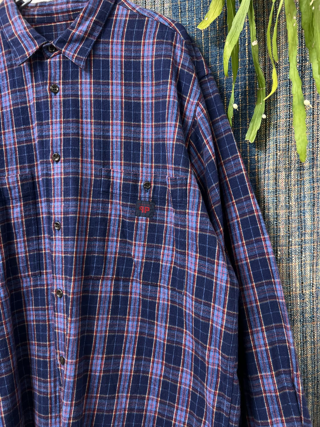 PAPAS  Flannel Check Shirt 상품이미지4