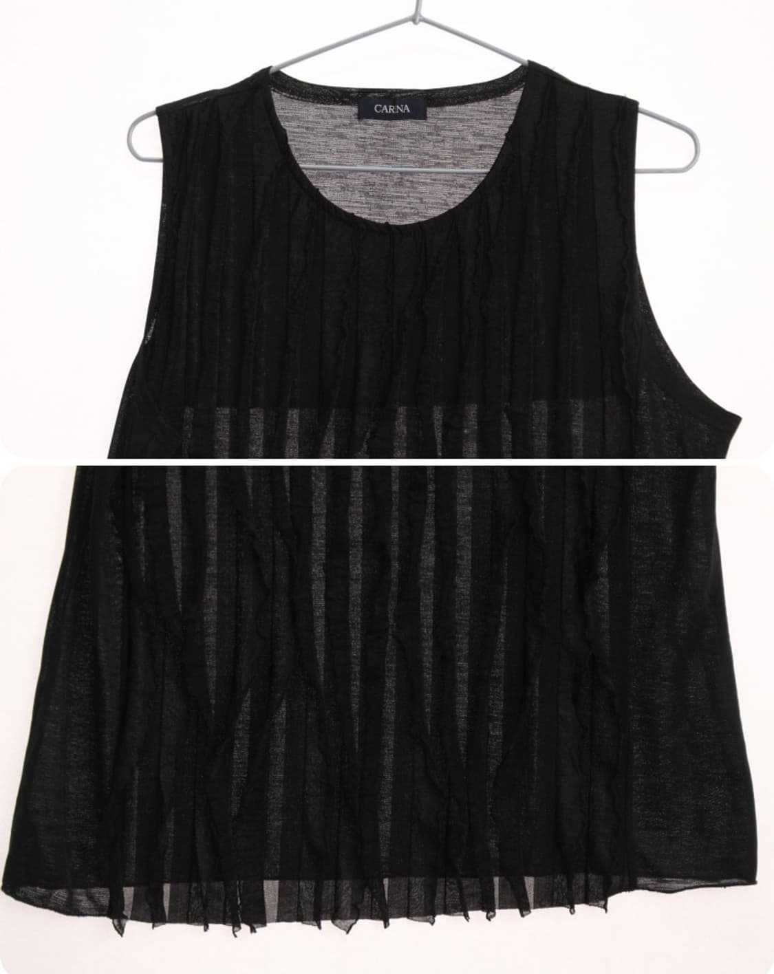 러플 레이스 나시 블라우스 상품이미지2