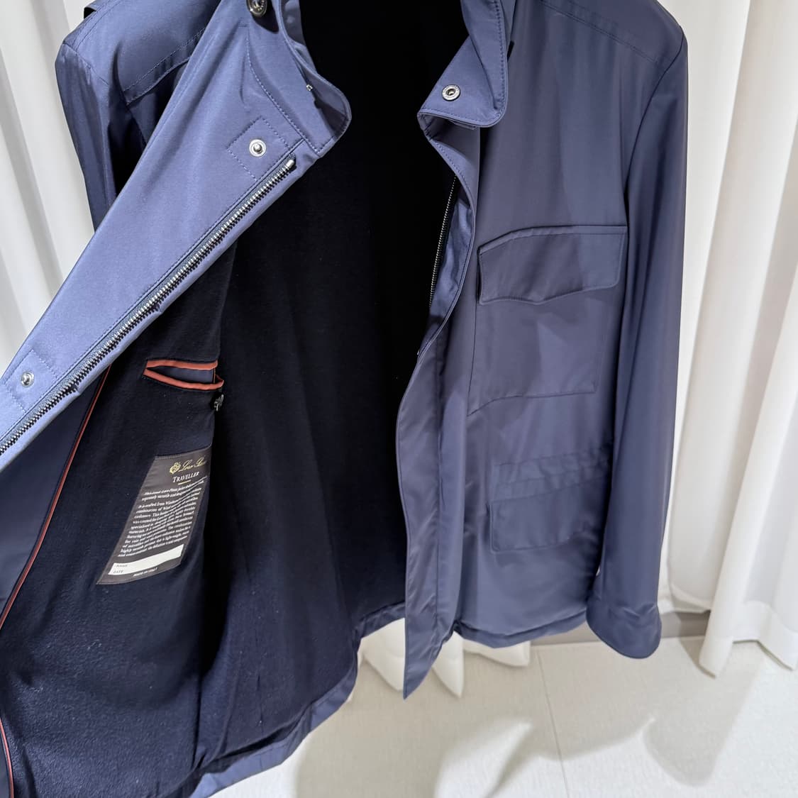 50 / 로로피아나 트래블러 윈드메이트 네이비 자켓 상품이미지7