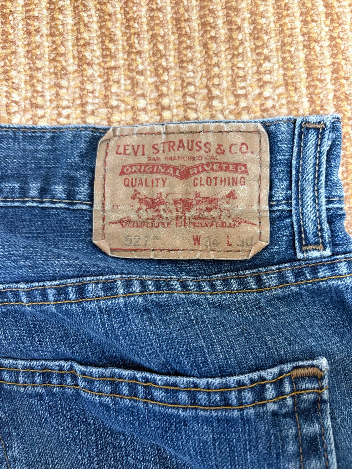 리바이스 527 청바지 W34 L30 상품이미지1