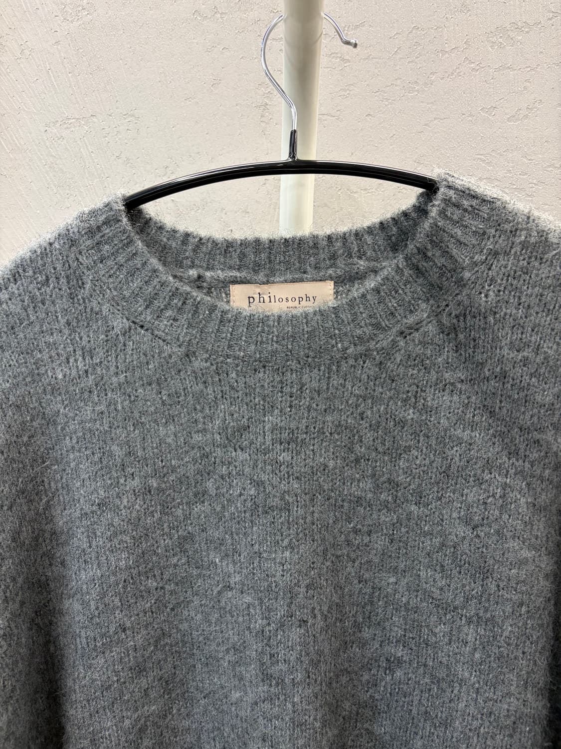 Philosophy 필로소피 그레이 니트 XS 상품이미지7