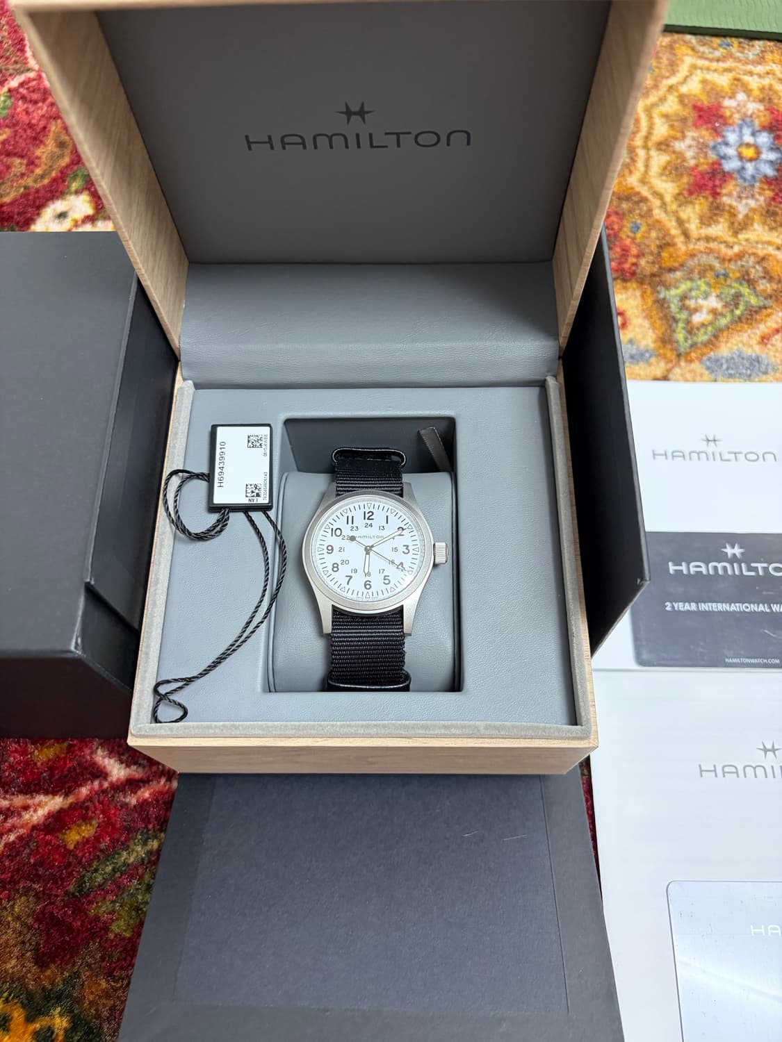 해밀턴 카키필드 KHAKI FIELD Mechanical 38mm 상품이미지1