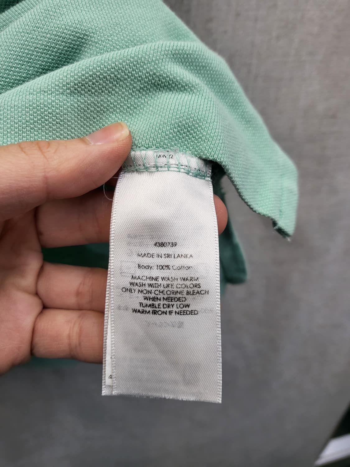 폴로 랄프로렌 민트색 반팔 폴로티셔츠 상품이미지4