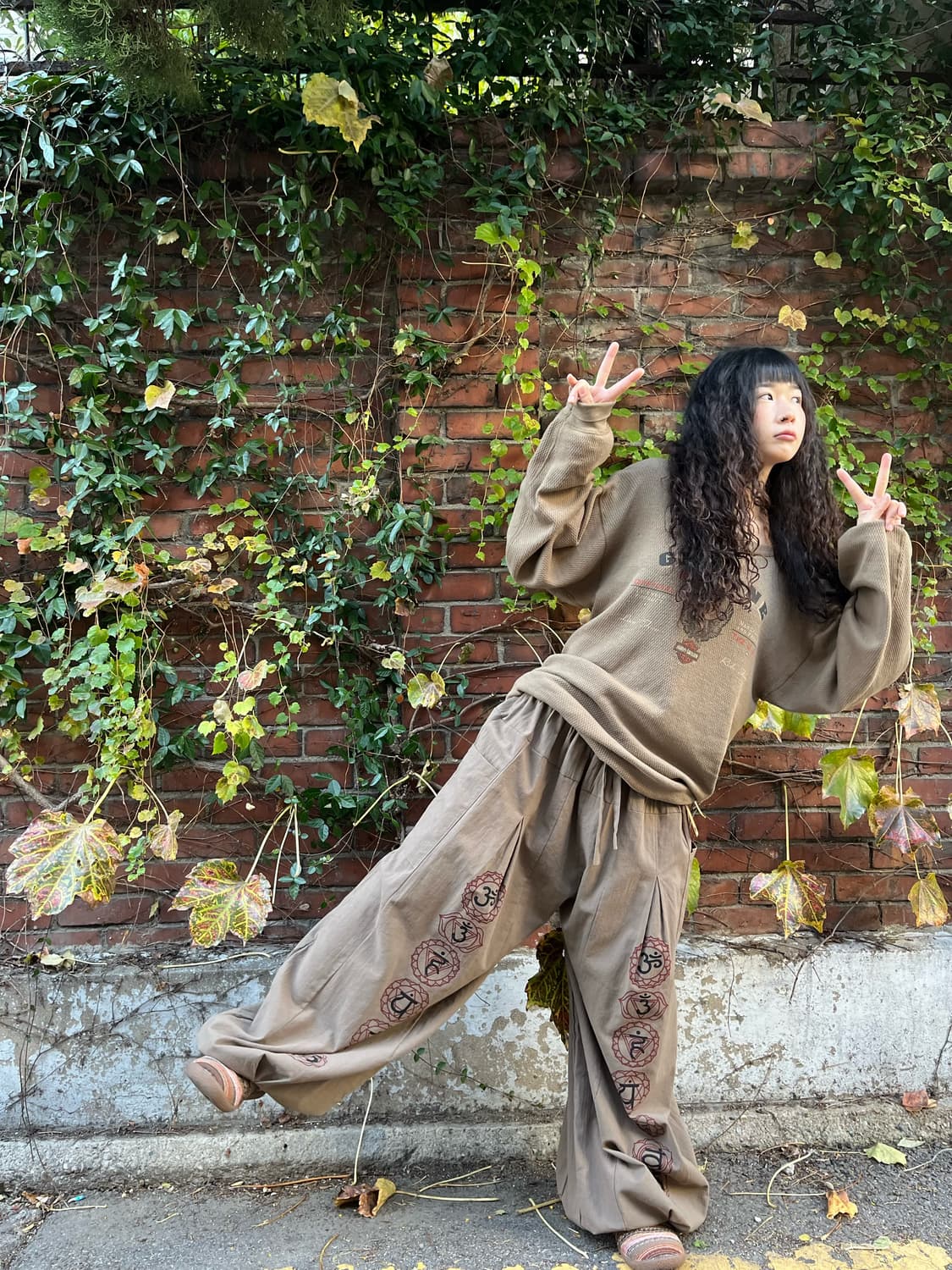 히피문양 벌룬 팬츠 상품이미지4