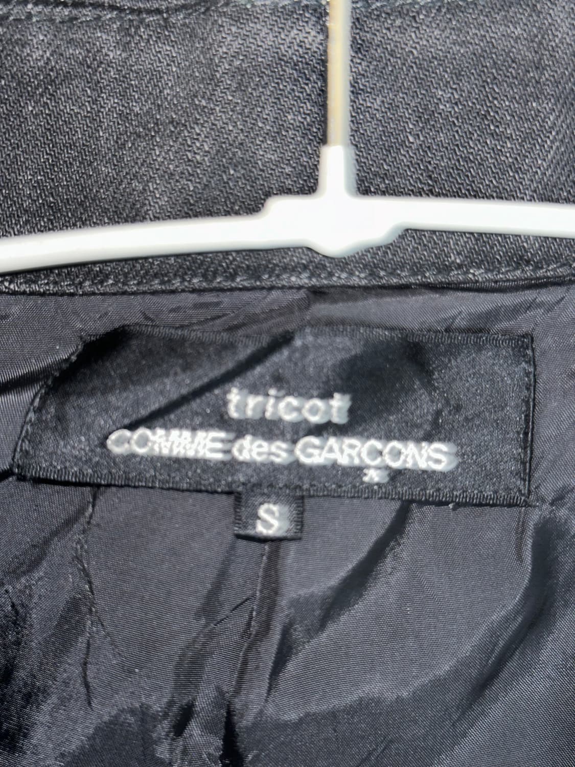 꼼데가르송 트리콧 (Comme des Garcons) 자수 데님자켓 상품이미지4
