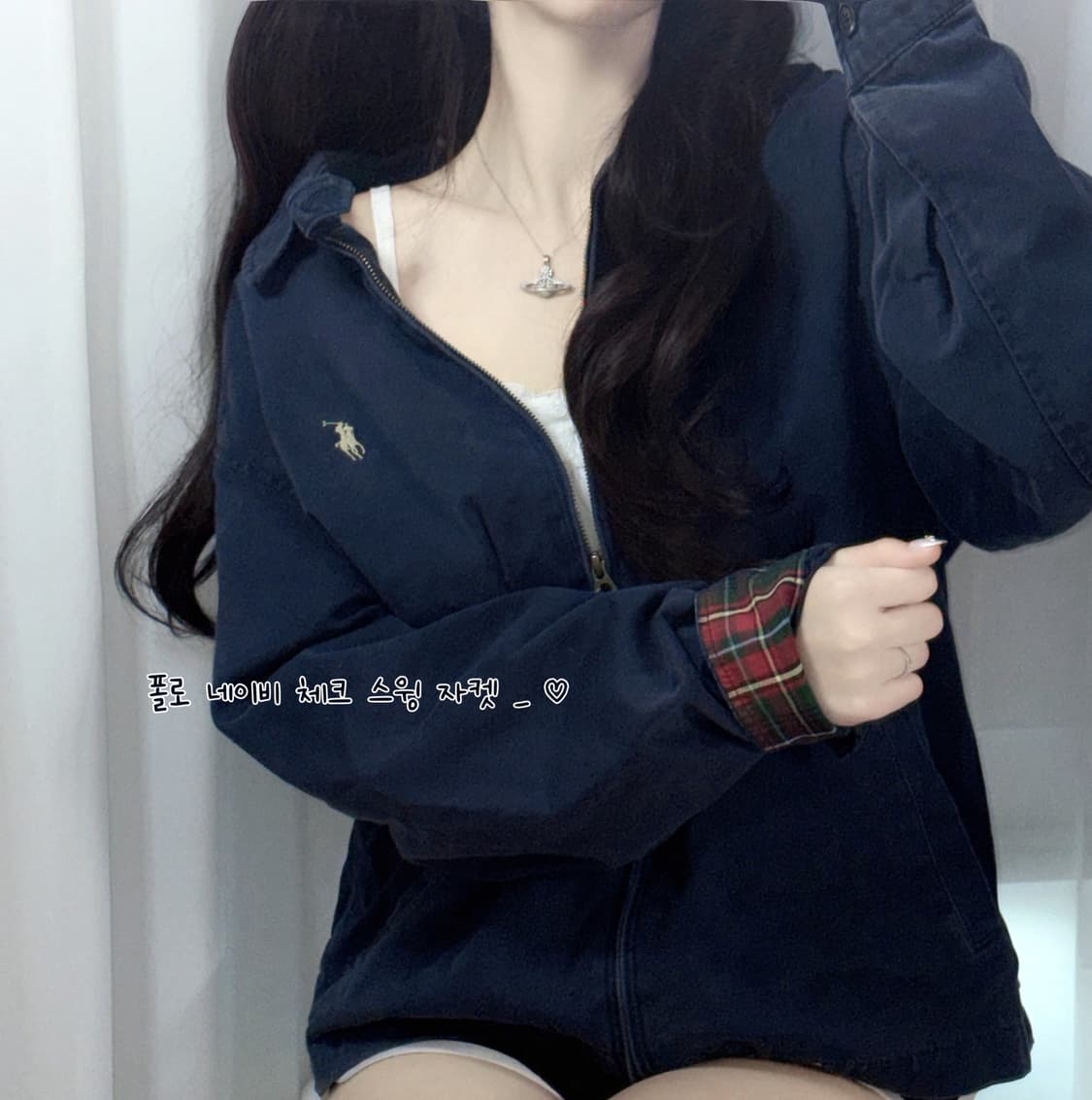 🐰폴로 랄프로렌 스윙 데일리 자켓 체크🪽♥️ 상품이미지1