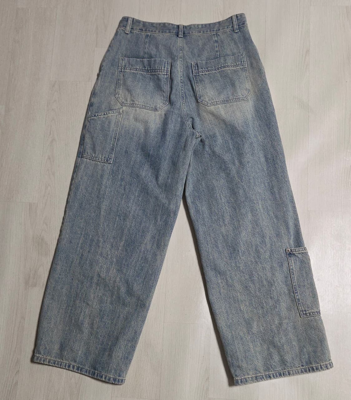 비긴202 원턱 와이드 카펜터 데님 팬츠 상품이미지4