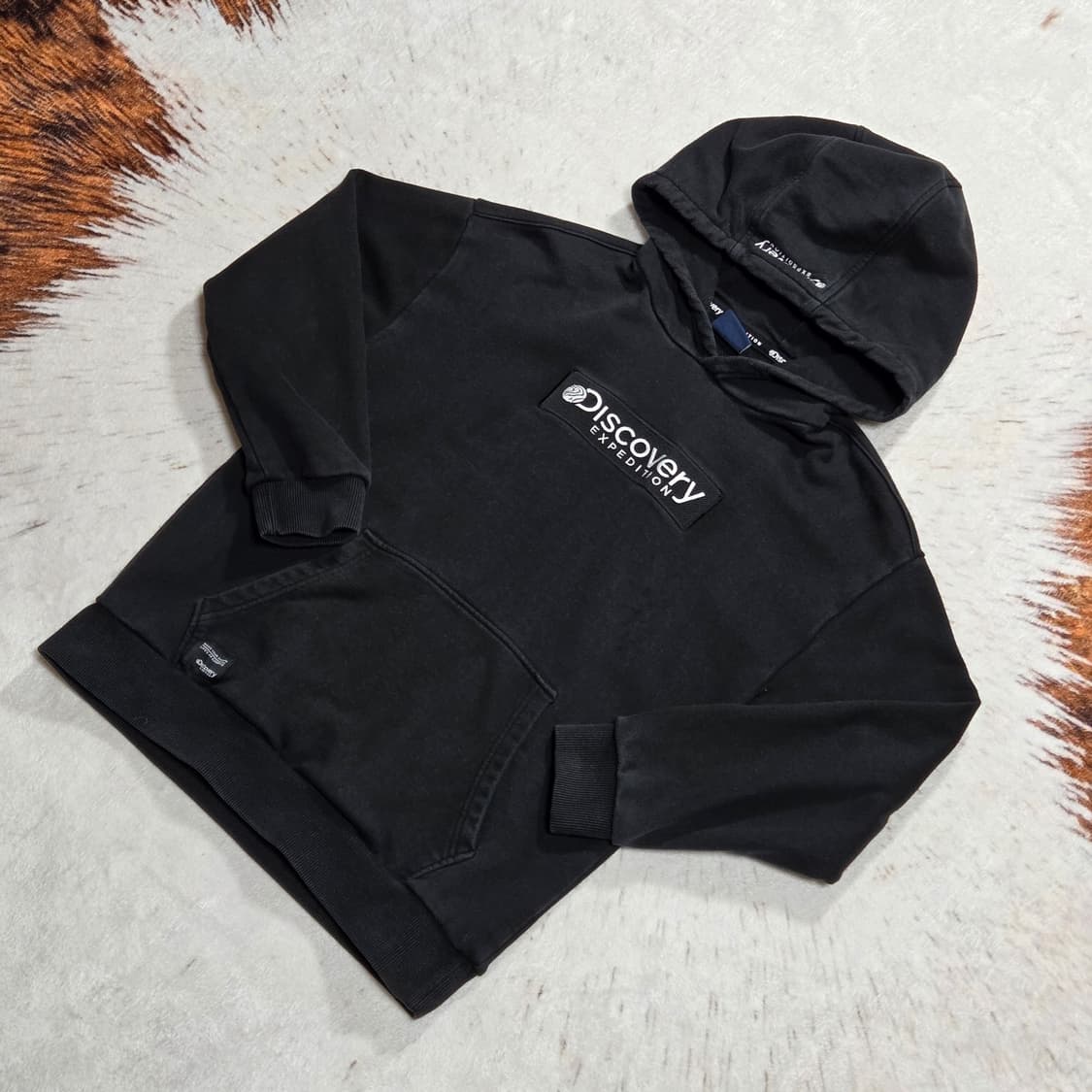 디스커버리 키즈 블랙 후드티 상품이미지1