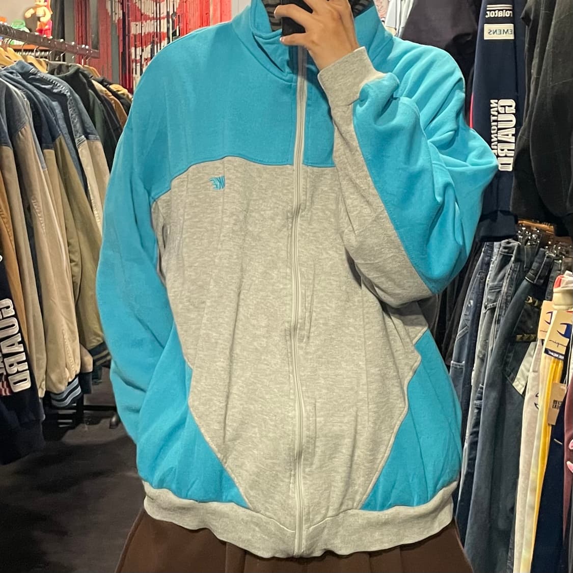 [IM] 나이키 스웻 집업 아쿠아그린 상품이미지3