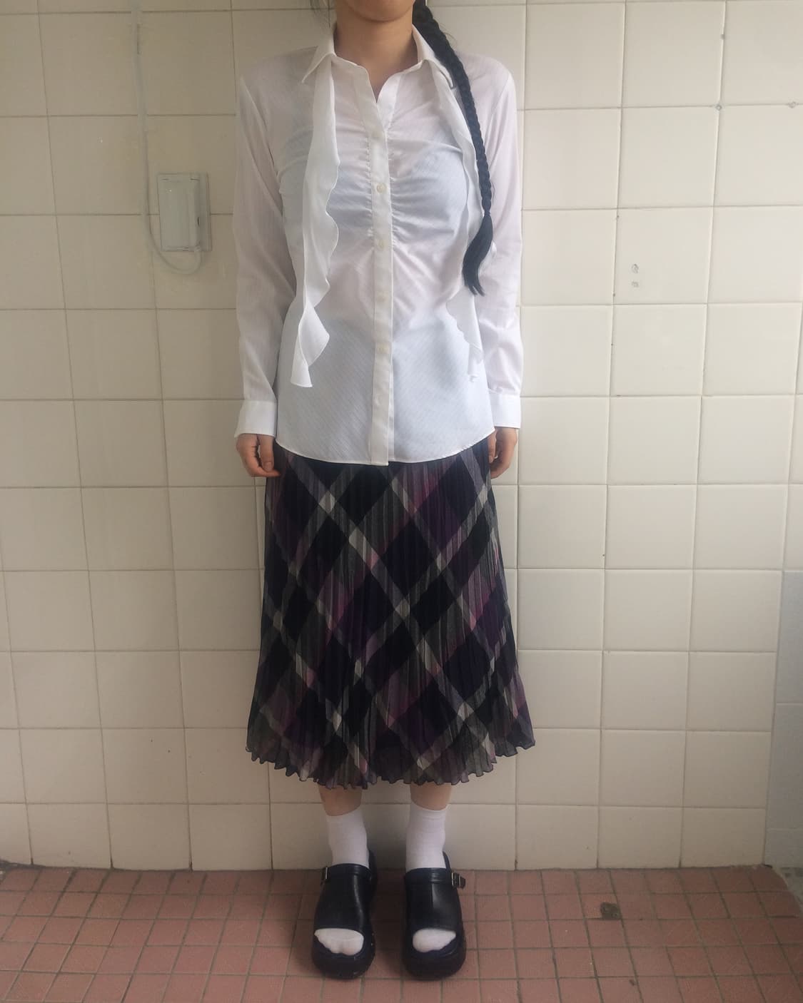 Tied point shirring shirt 상품이미지7