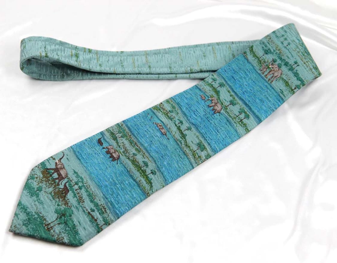 알렉산드로 아라 9.4cm A등급 아트 남자 명품 넥타이 상품이미지2