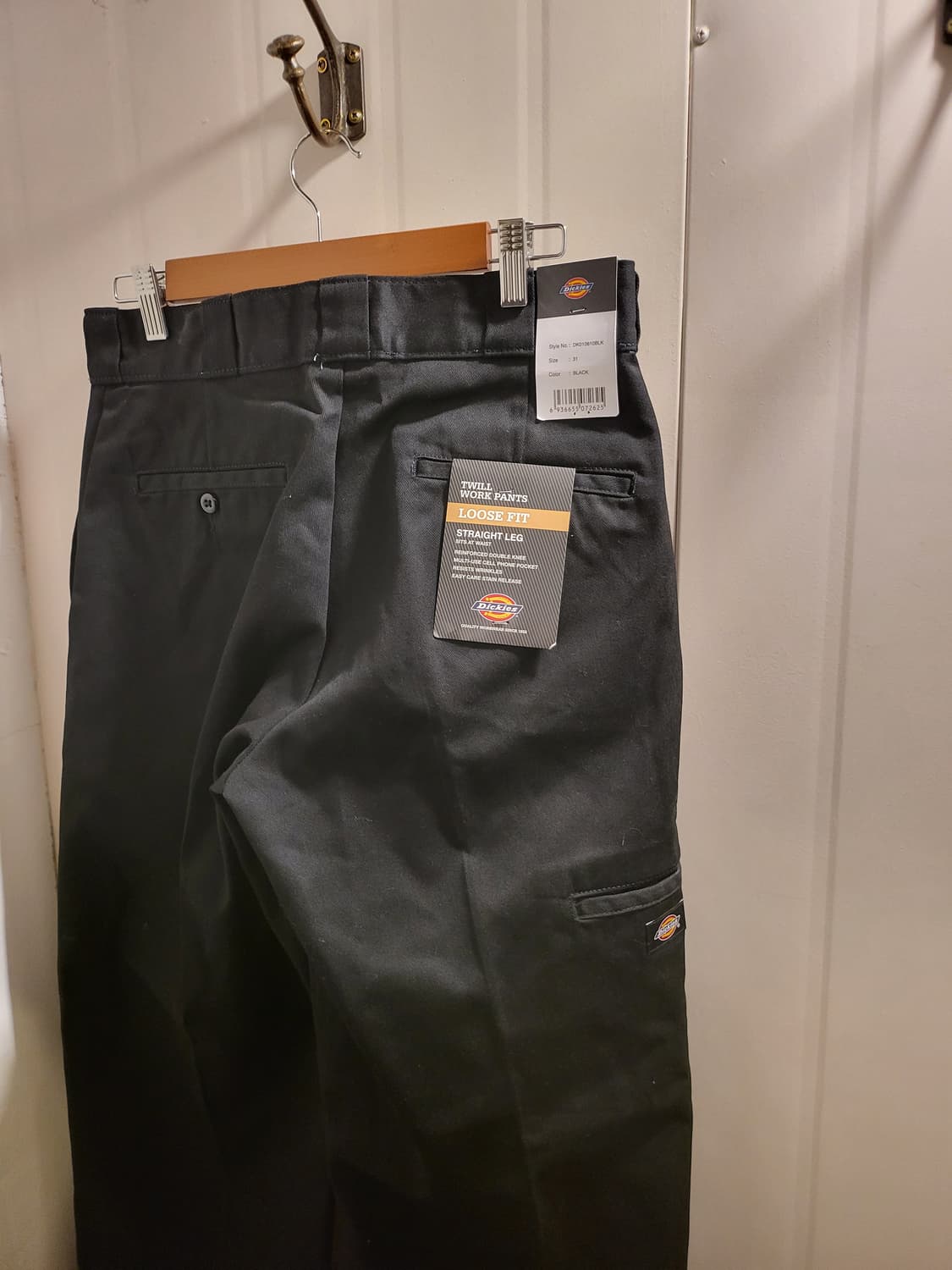 [31인치]디키즈 더블니 워크 팬츠 블랙 새상품 상품이미지4