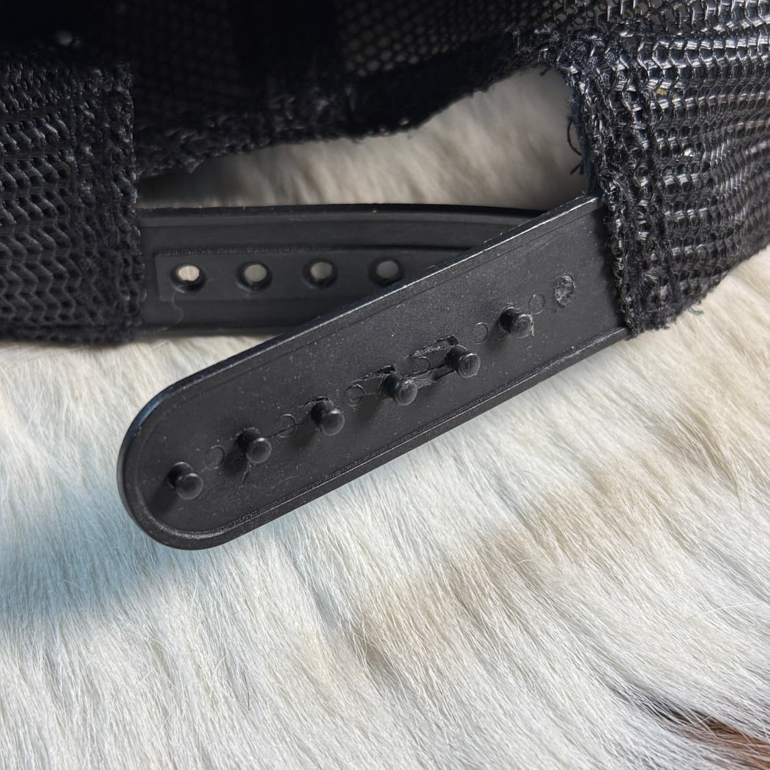 빈티지 아르마니 익스체인지 로고 매쉬 캡 상품이미지3