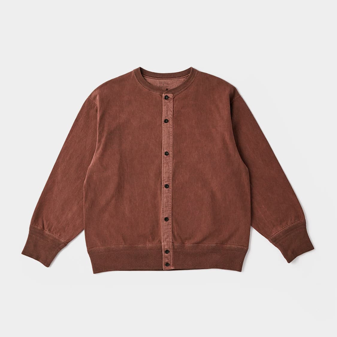 [38]올드조 24SS OPEN FRONT TUBE CARDY BARK 상품이미지3