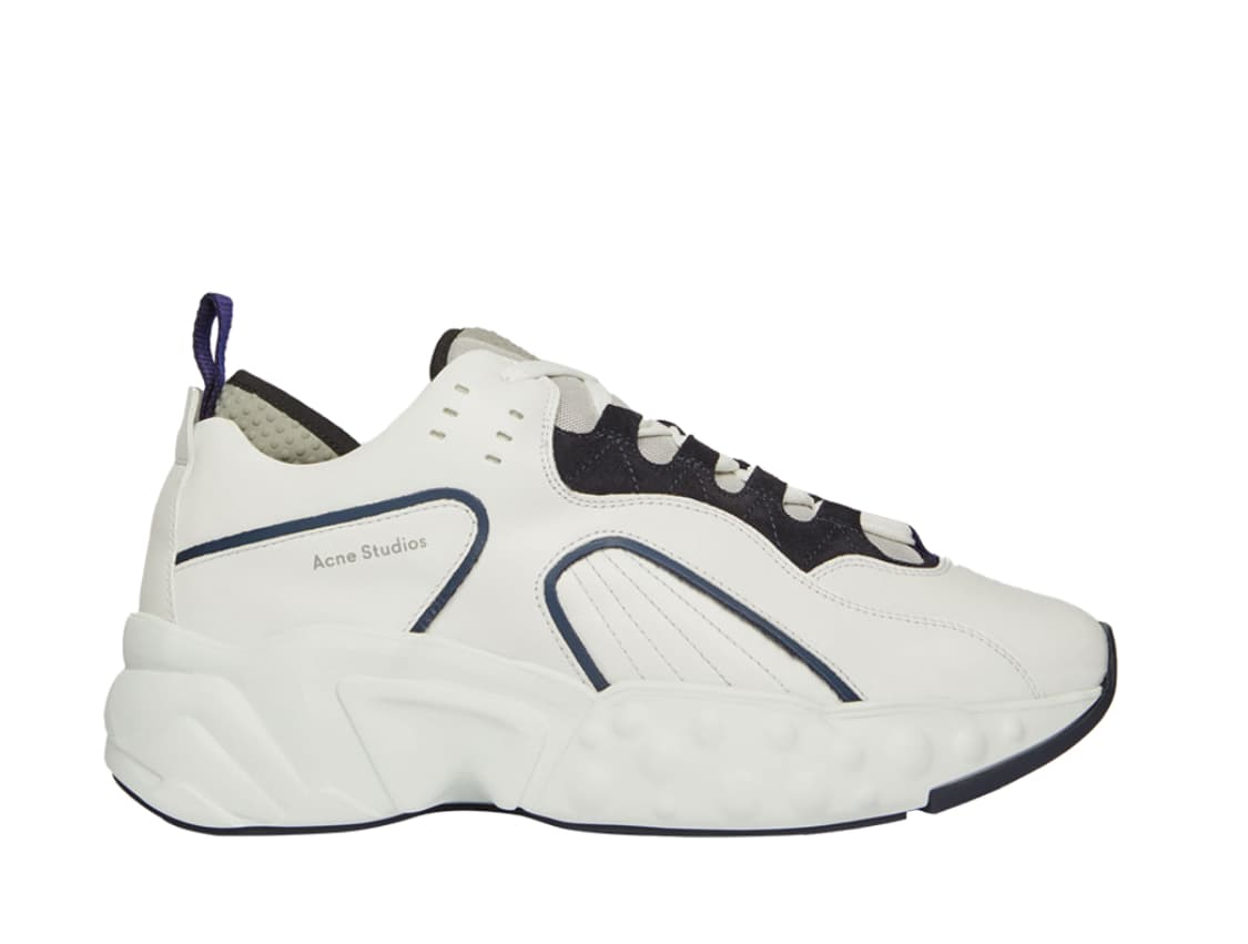 [40] 아크네 스튜디오 락어웨이 레더 스니커즈 멀티 화이트 상품이미지1