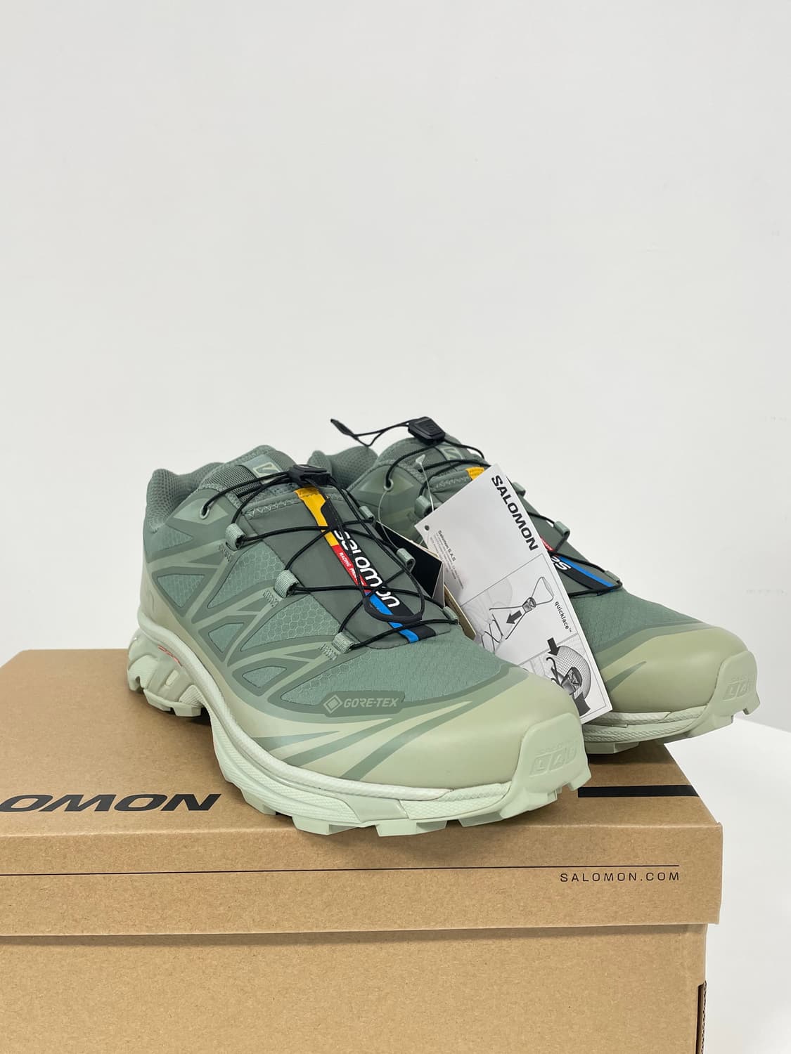 새상품 살로몬 XT-6 고어텍스 데저트 세이지 280 상품이미지5