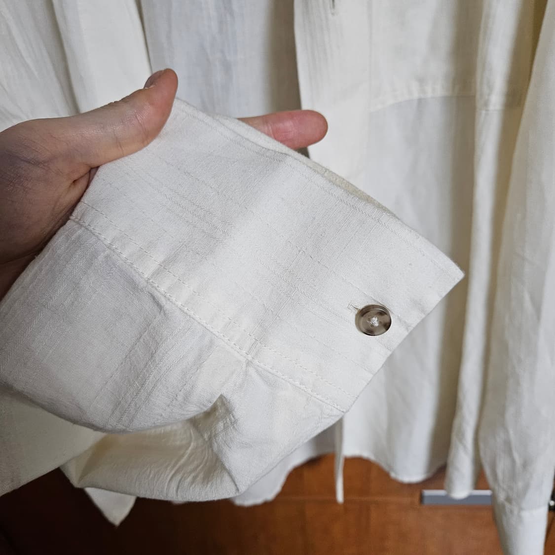 COS 셔츠 XL 아이보리 상품이미지7