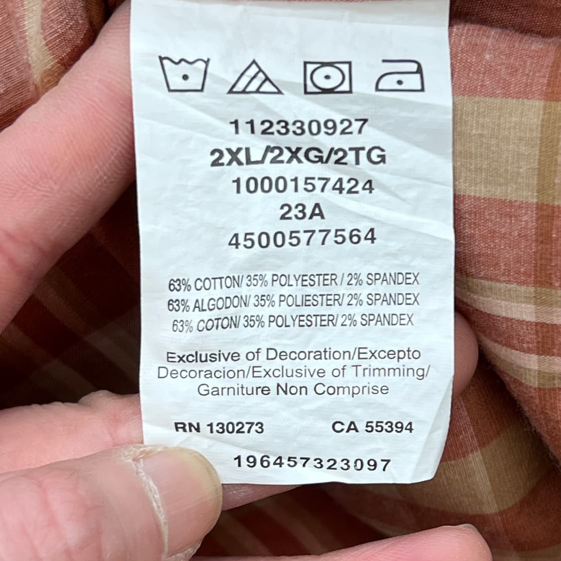 랭글러 웨스턴 체크셔츠 r3375 상품이미지8