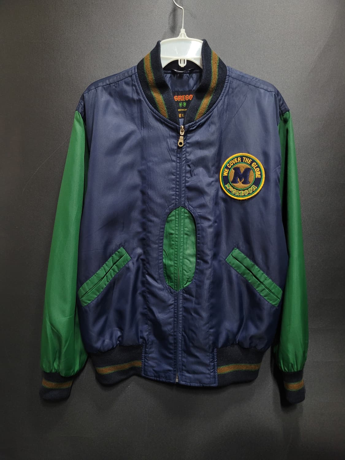 Mc GREGOR 맥그리거 80~90s 아카이브 바시티 스타디움 자켓  상품이미지7