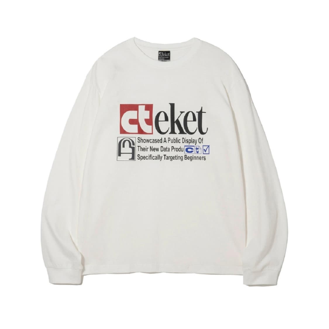 테켓 긴팔 긴팔티 롱슬리브 Plan L/S Tee White L 상품이미지9