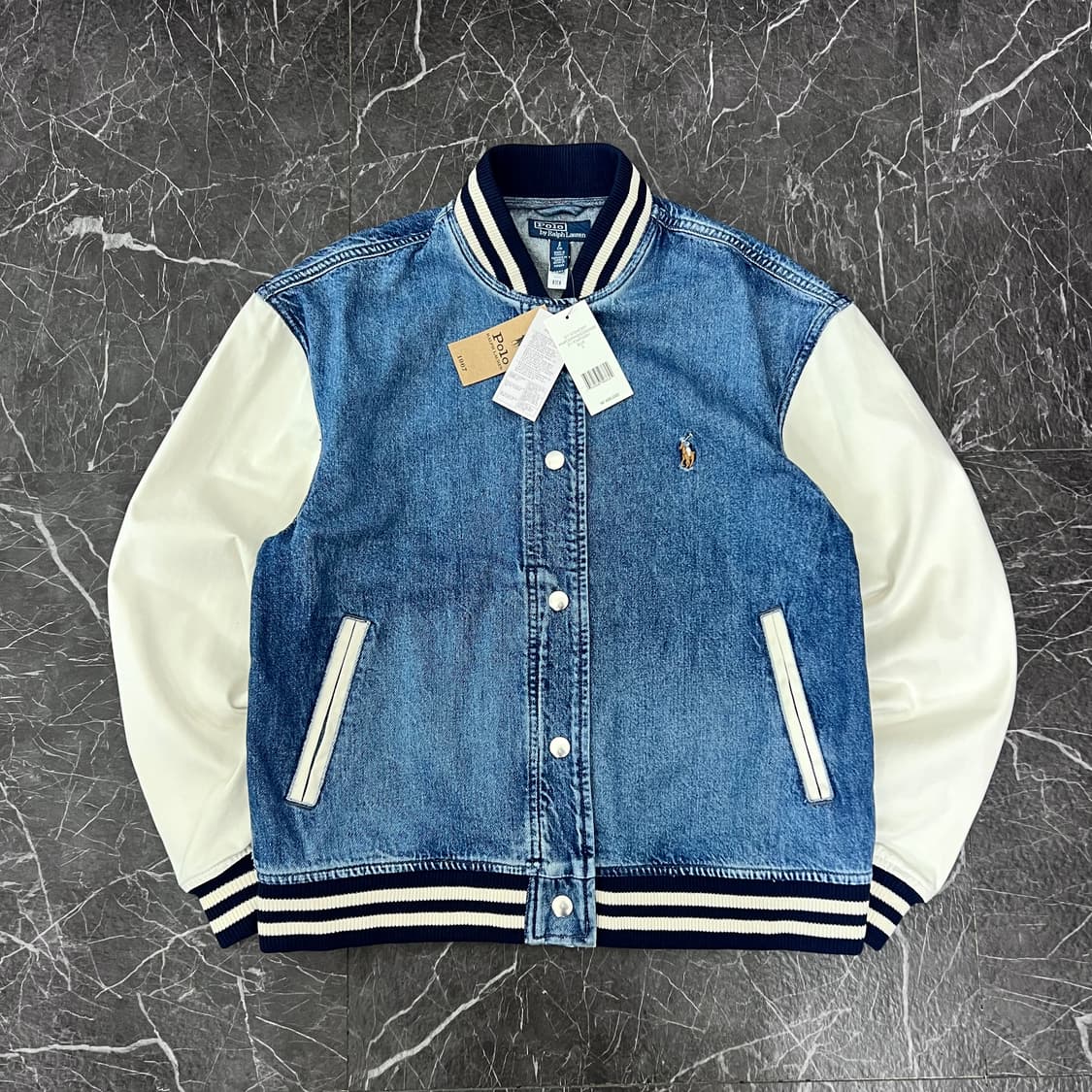 폴로랄프로렌 플래그 데님 봄버 자켓 상품이미지1