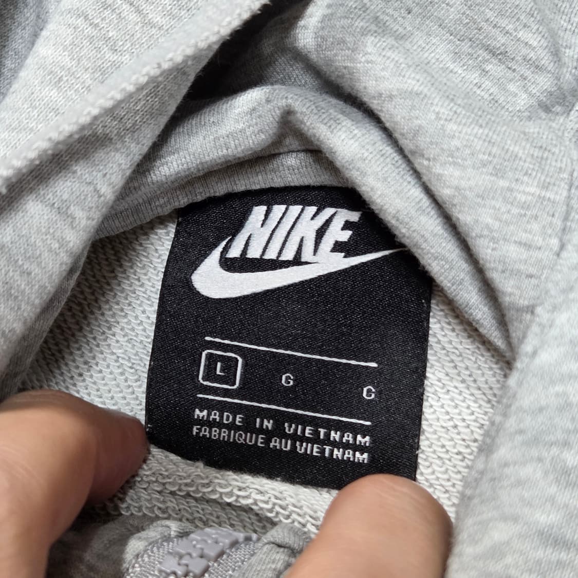 나이키 스우시 그레이 후드집업 상품이미지7