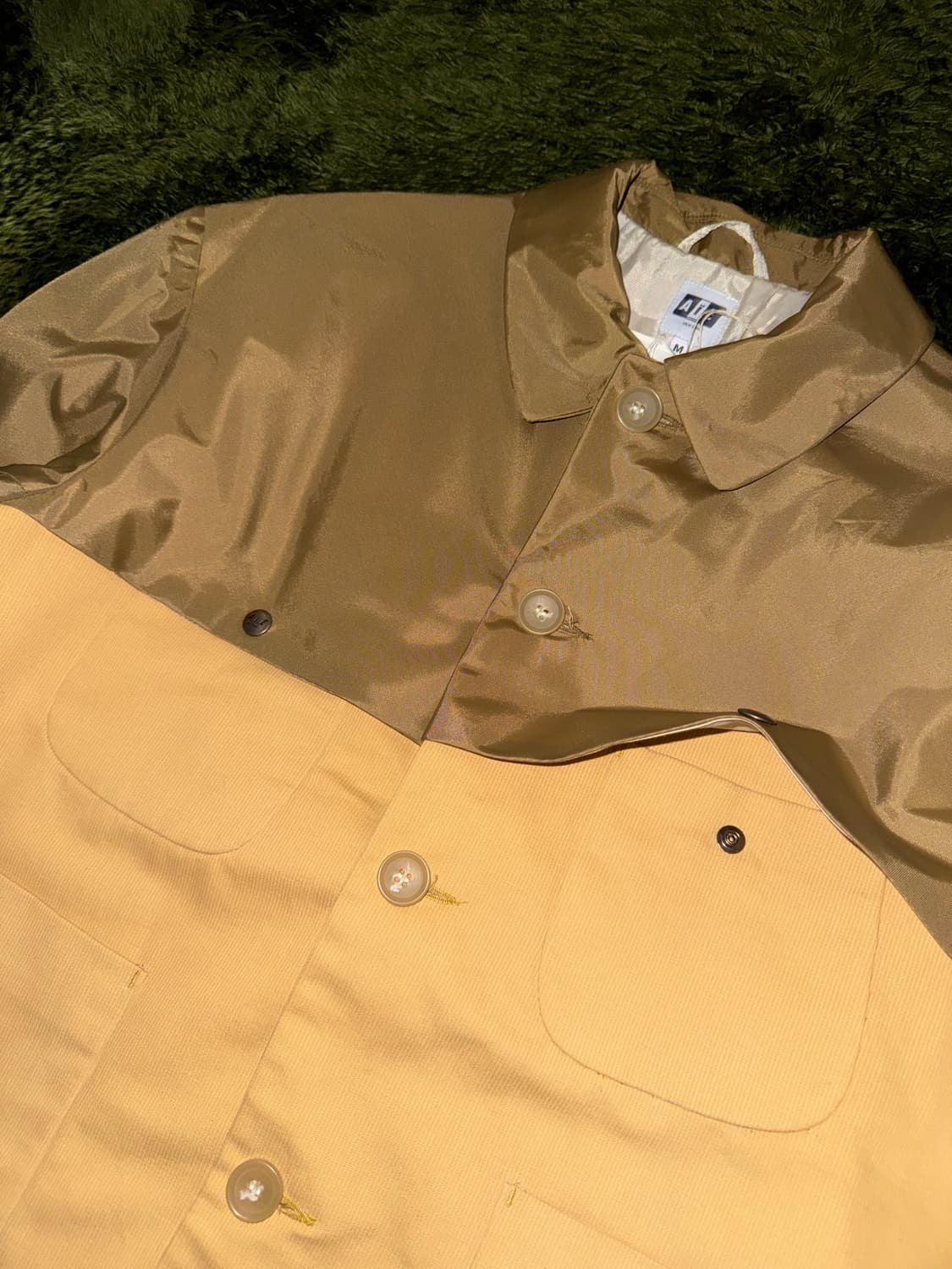 [M] AIE 19FW 배드포드 나일론 코듀로이 투톤 자켓 상품이미지4