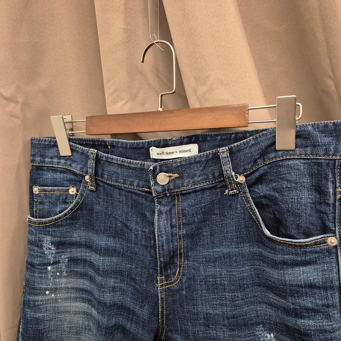 위11던 미네드 데님 팬츠 XL 상품이미지2
