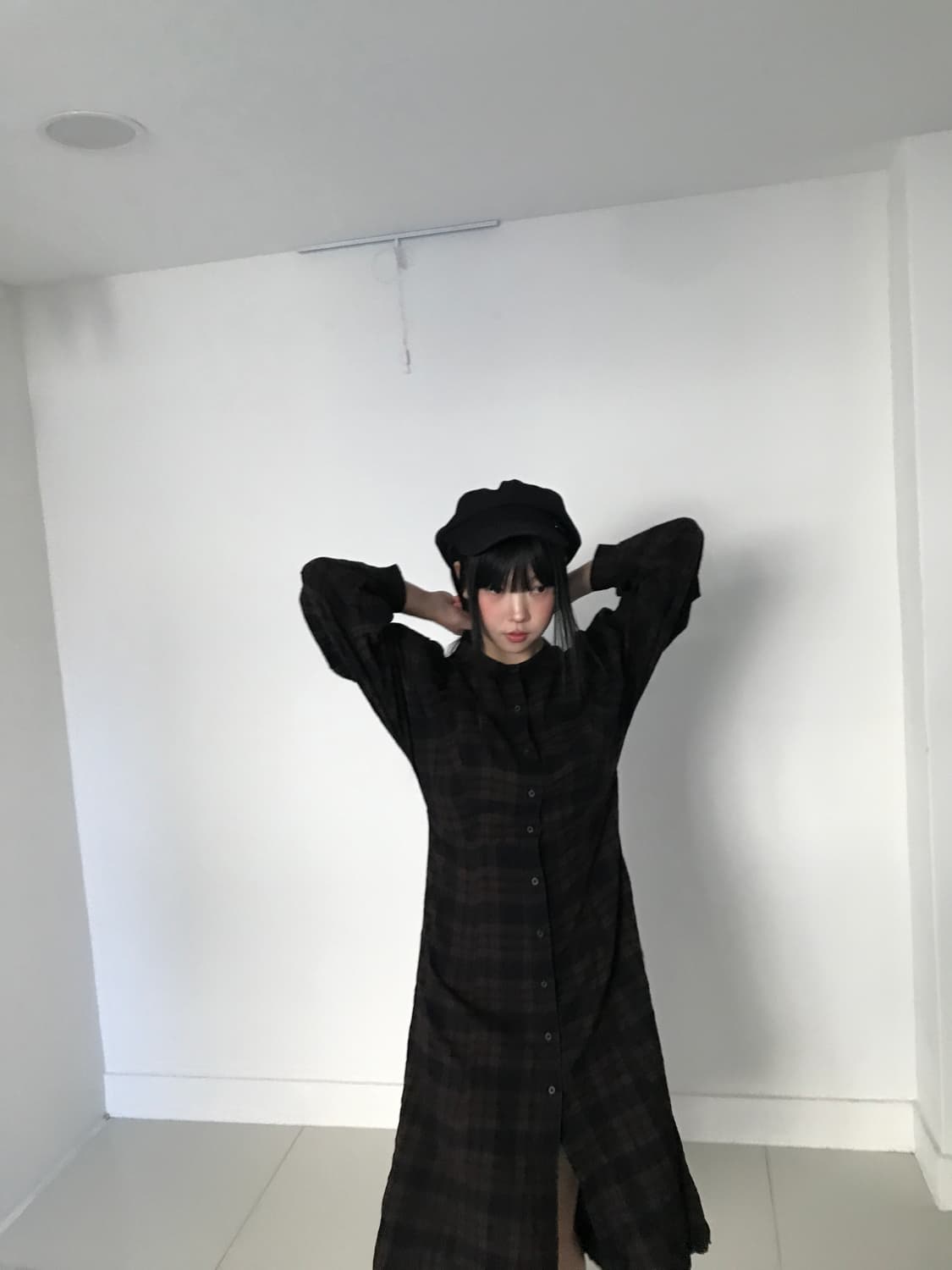 Check shirts dress 상품이미지5