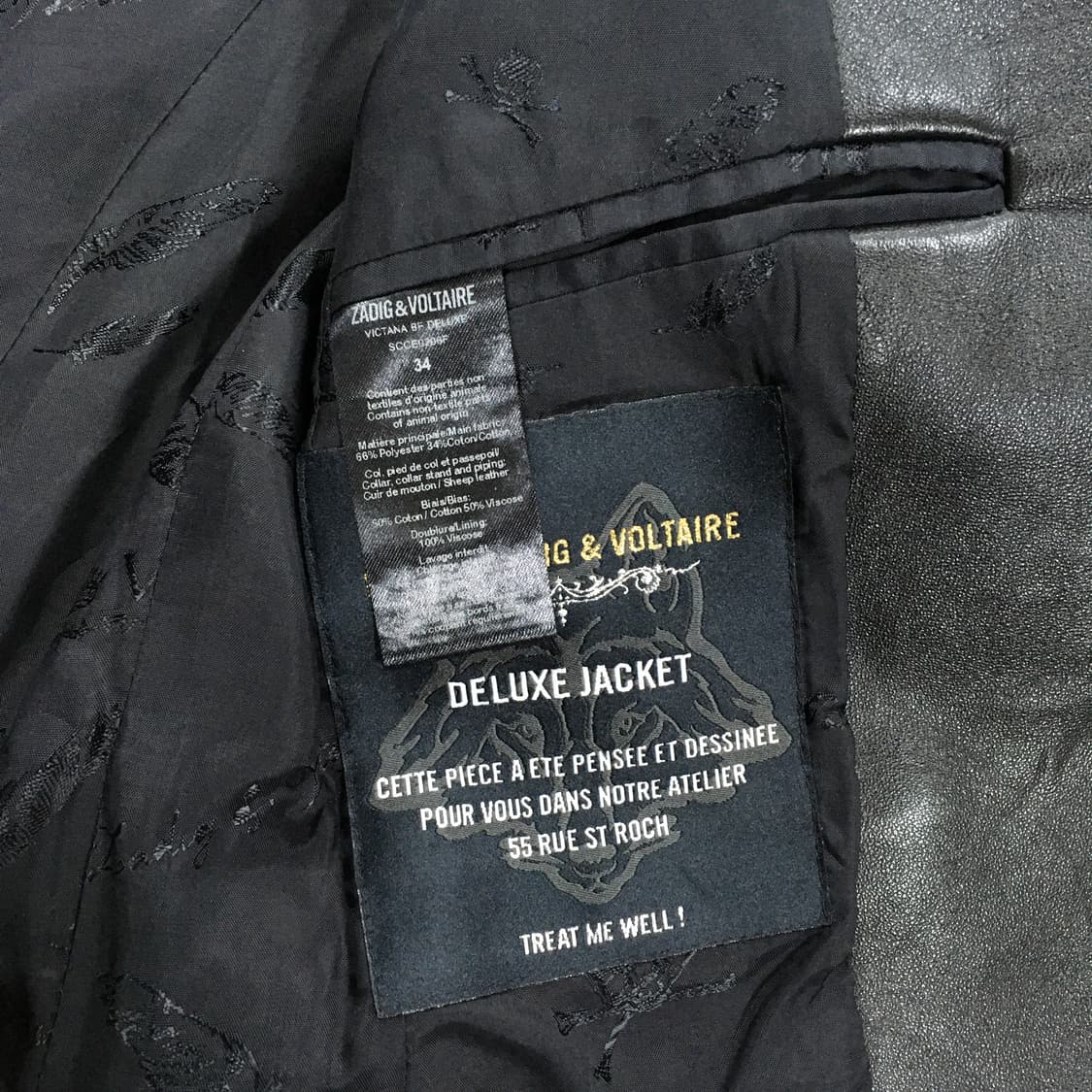 투티/0270 ZADIG & VOLTAIRE DELUXE 자켓 정장 상품이미지6