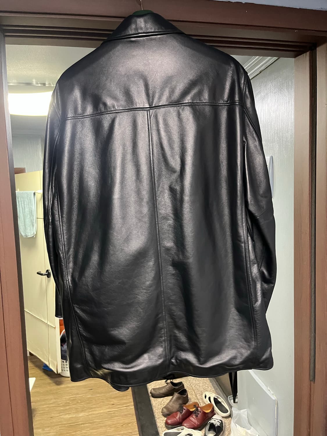 브라운야드 레더 카코트 3사이즈 상품이미지2