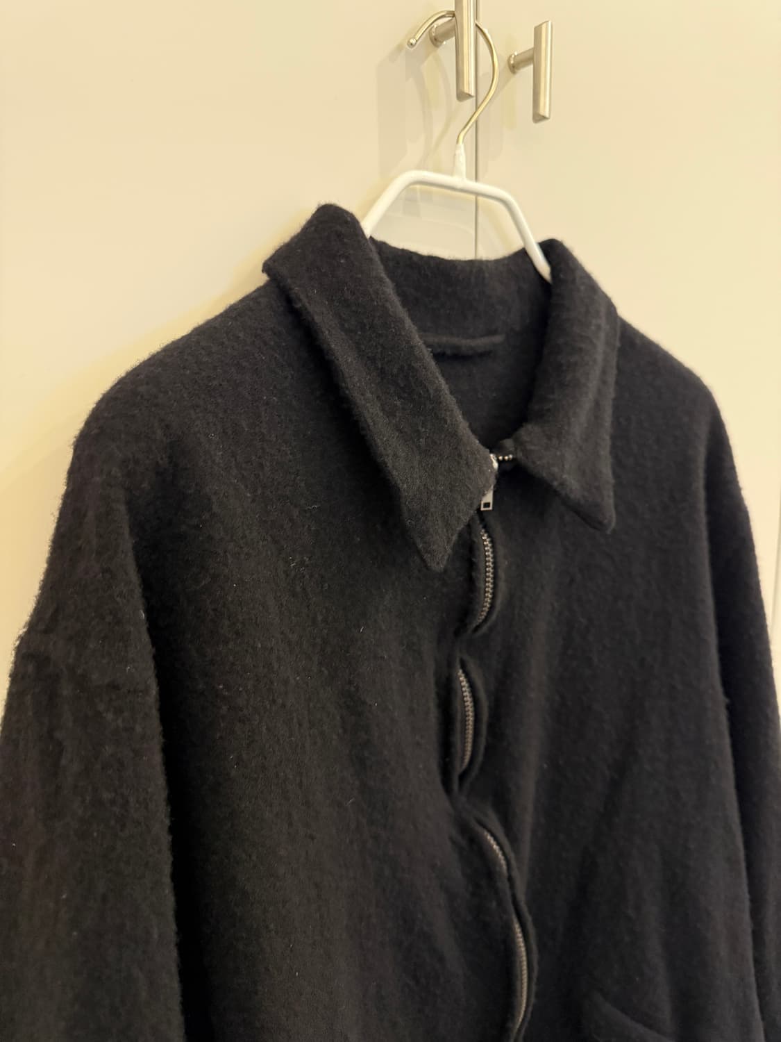 비이커 AW24 코모리 축융울 집업 숏자켓 2 상품이미지2