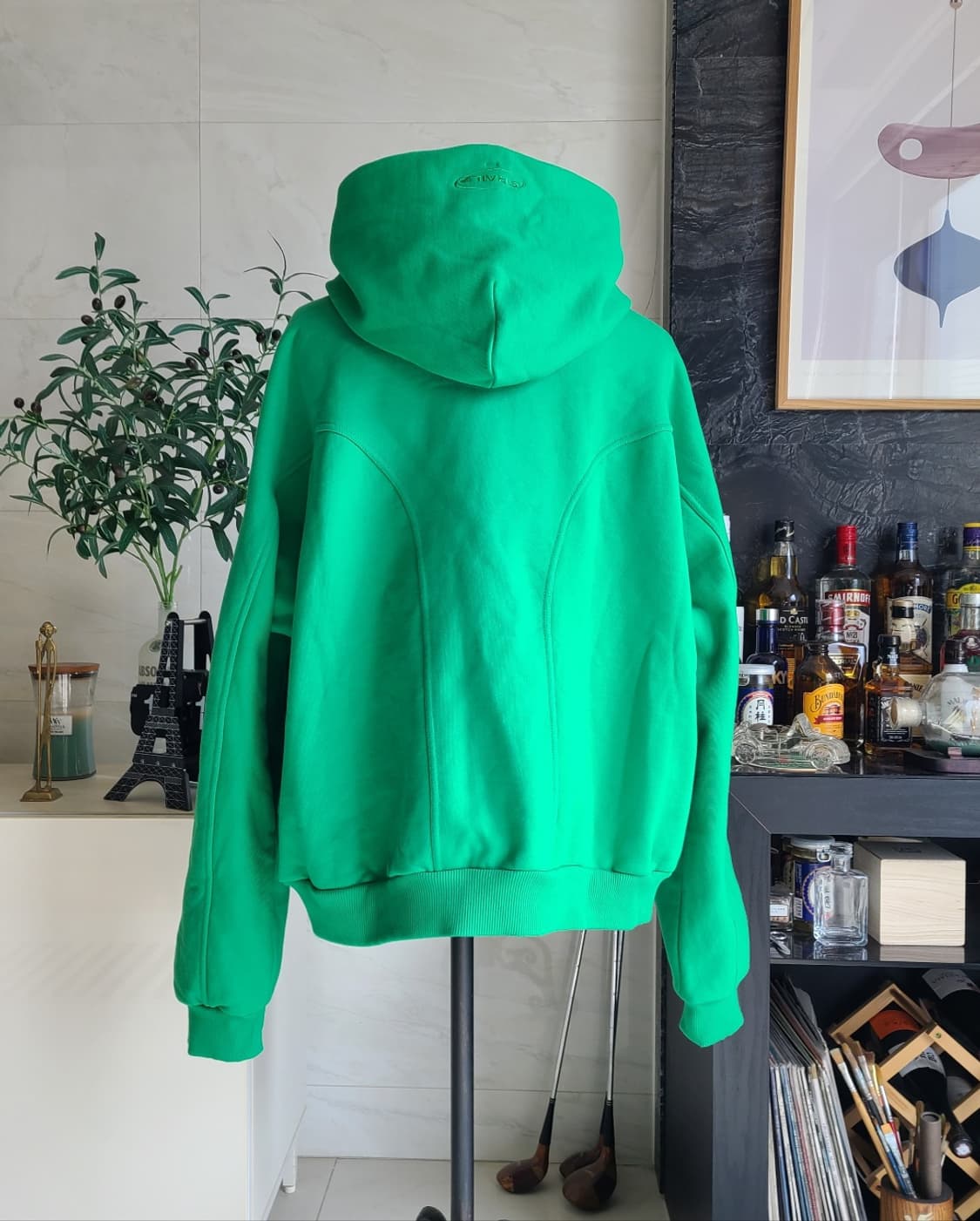 GRAILZ Geometry 초록색 후드티 상품이미지2