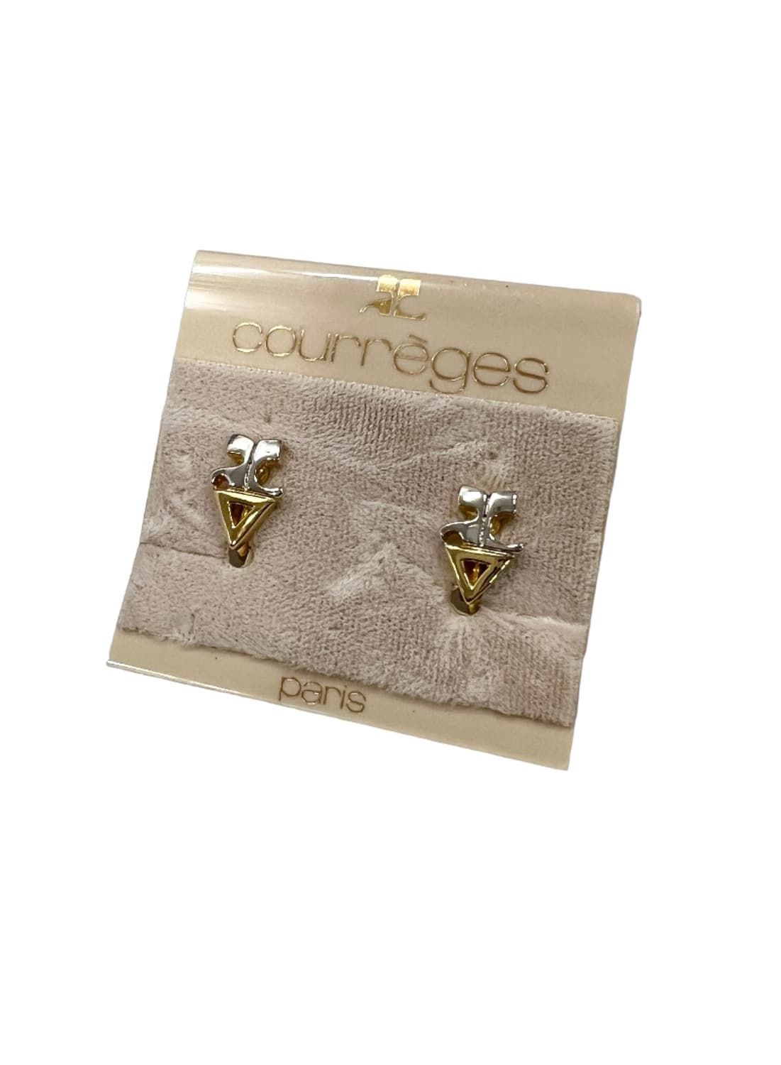 꾸레쥬 로고 귀걸이 상품이미지1