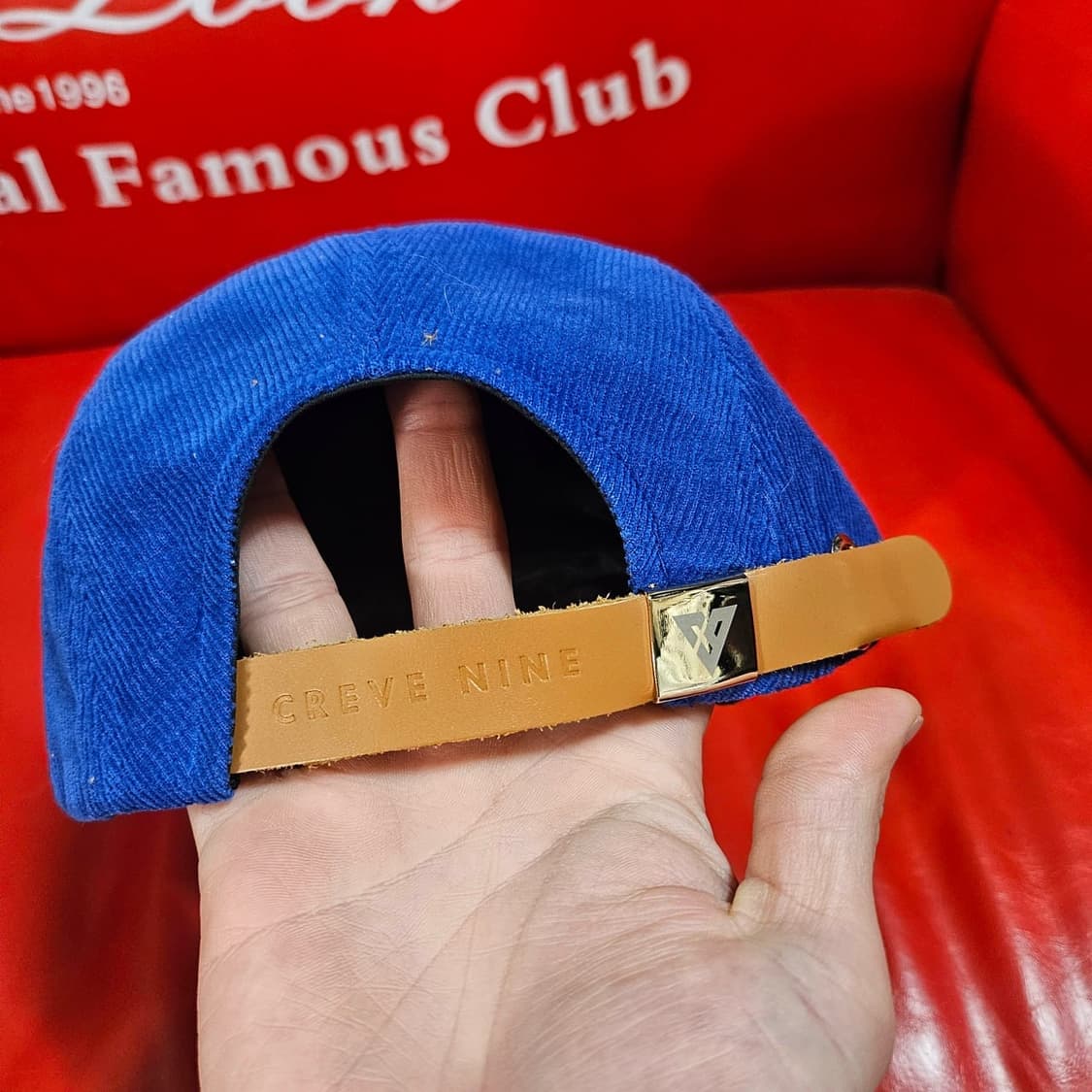 크리브나인 22fw 코듀로이 캠프캡  상품이미지4