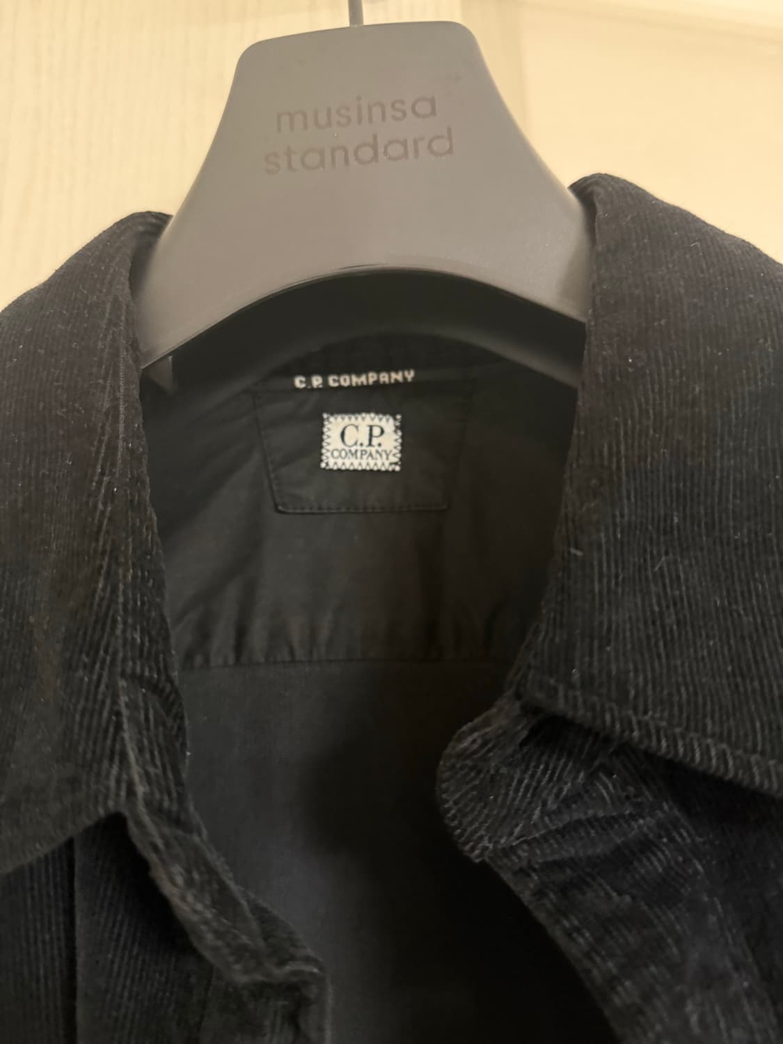 CP컴퍼니 코듀로이 셔츠 블랙 상품이미지2