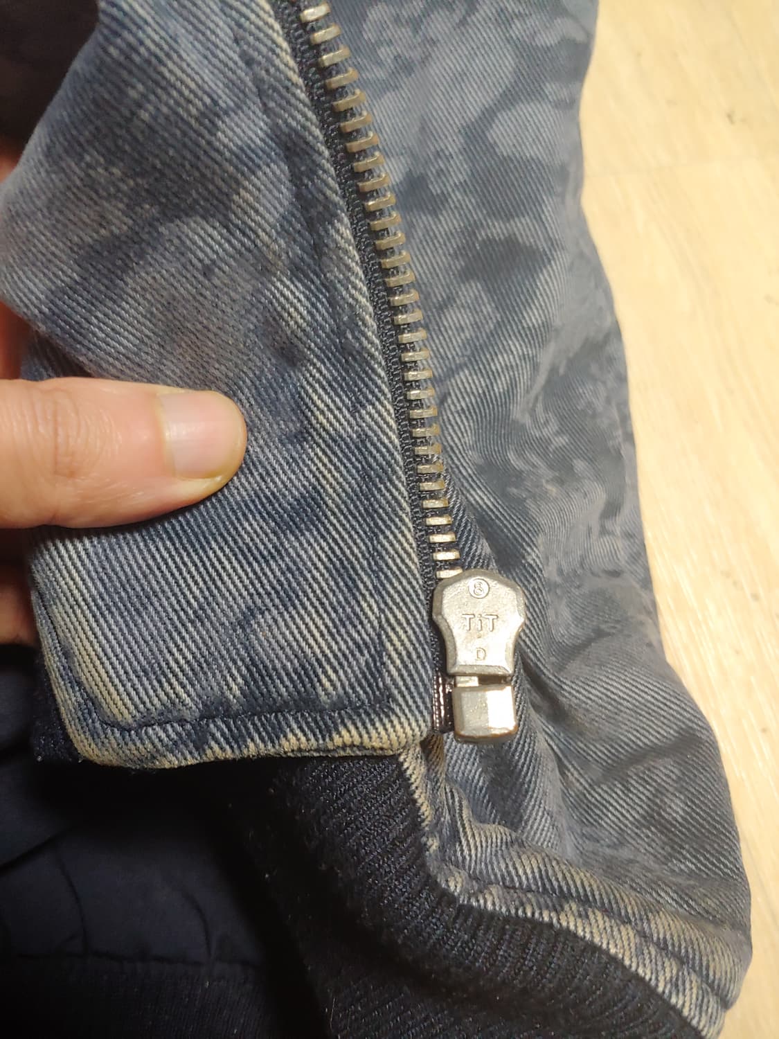 일본 프린팅 데님 스타디움 자켓 m,77 상품이미지7