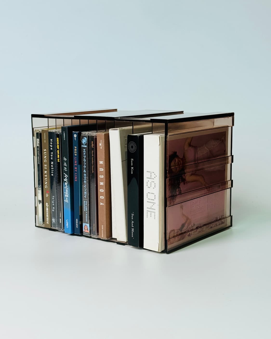Vintage | 일본 CD 수납 랙 (2개 세트) 상품이미지2