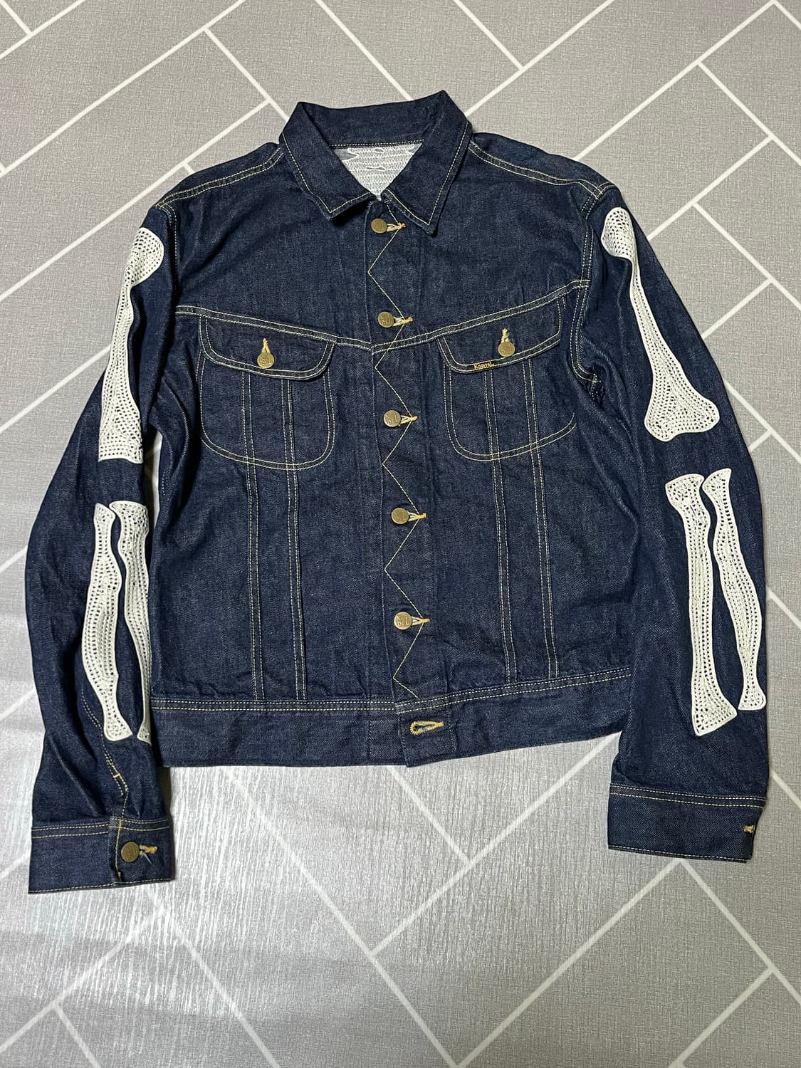 케피탈 본 데님 자켓 44사이즈 상품이미지1