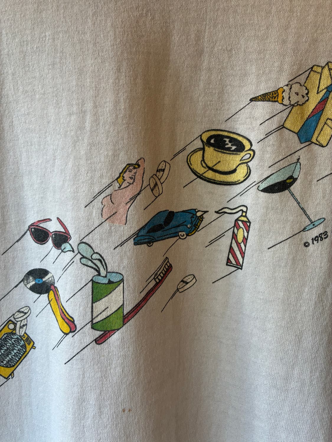 80‘s Vintage Raglan Graphic Tee (©1983) 상품이미지8