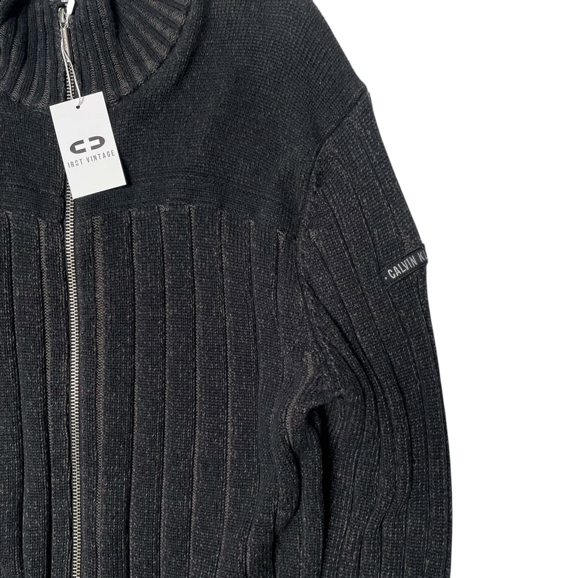 Calvin klein 스트라이프 니트 집업 자켓 상품이미지4