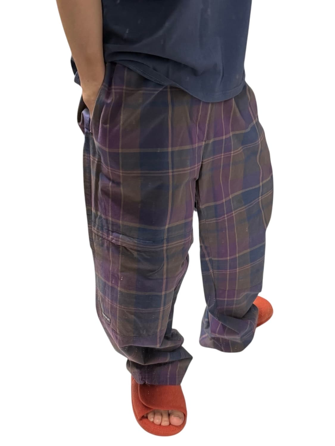 슈프림 코튼 신치 팬츠 플레이드 - 24SS 상품이미지7