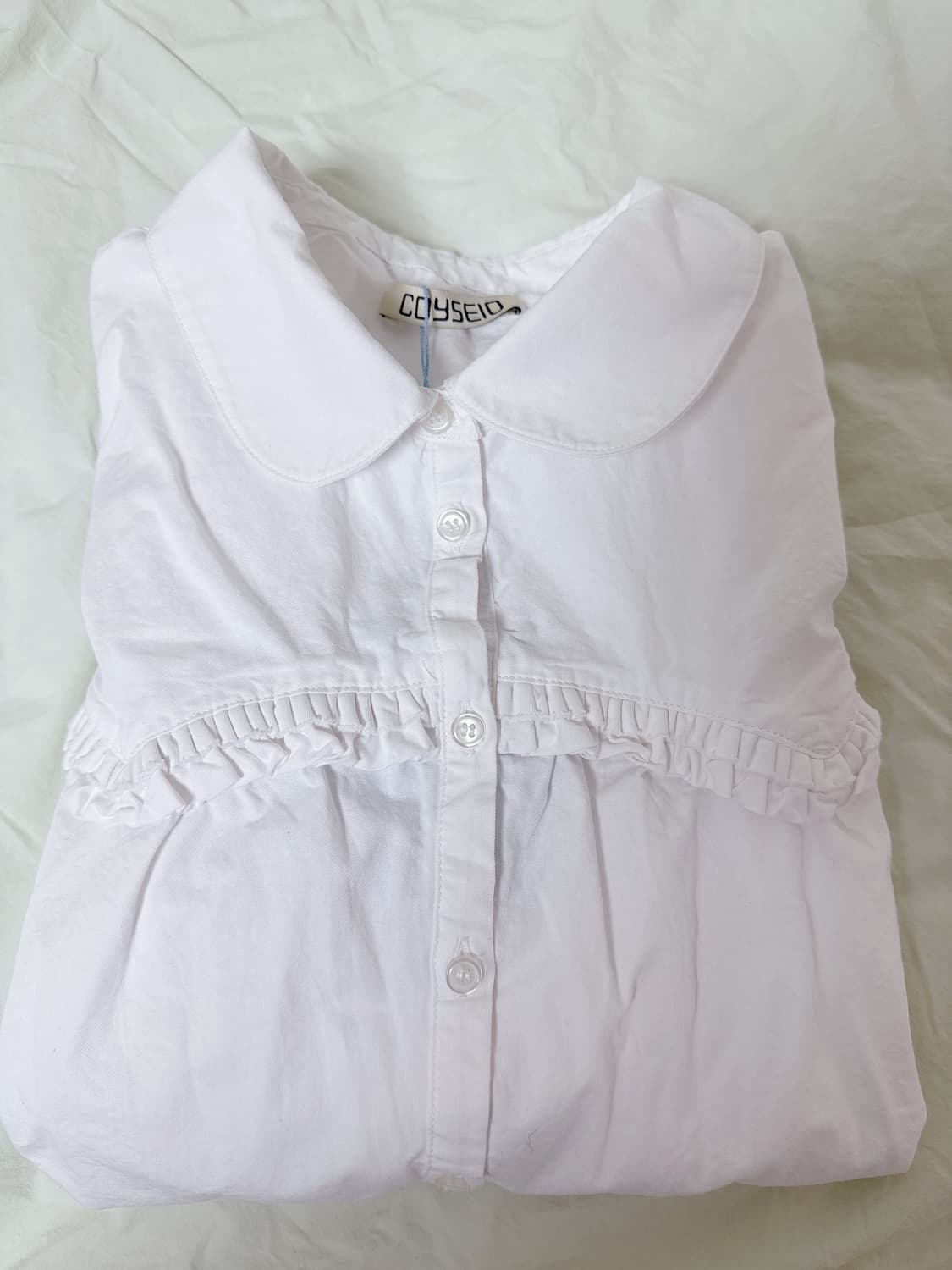 코이세오 (COYSEIO) ROUGH CUT FRILL SHIRT IVO 상품이미지7