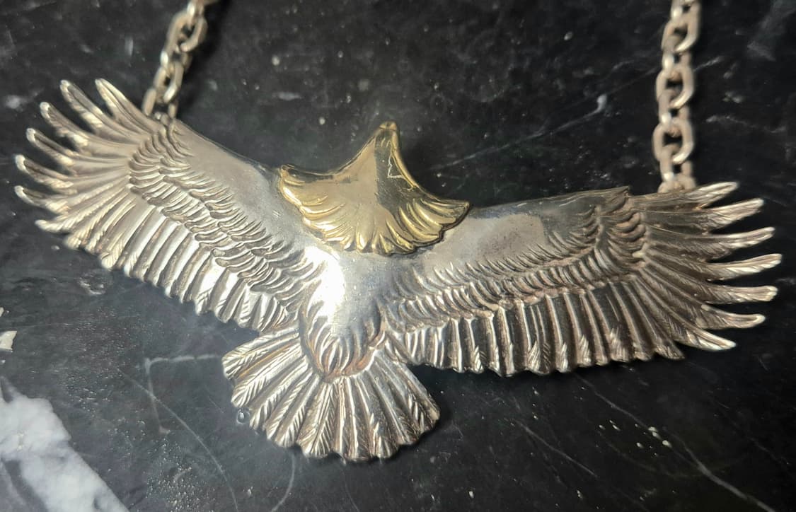 고로스 GORO'S 18K 독수리 이글 팬던트 목걸이 상품이미지2