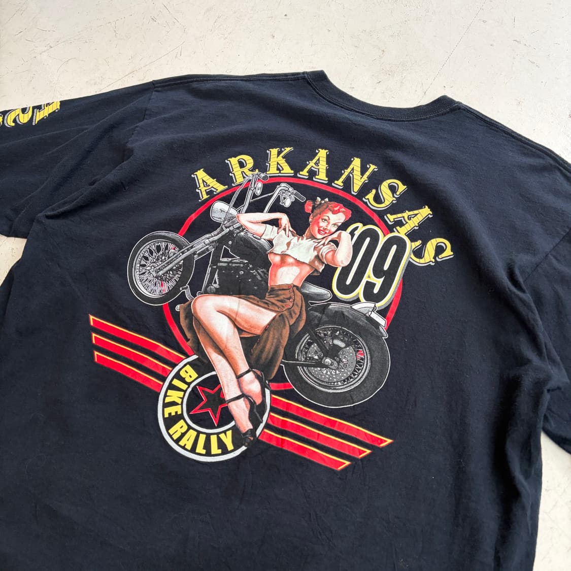 00s 아칸소 바이크 랠리 기념 빈티지 롱슬리브 2XL 상품이미지7