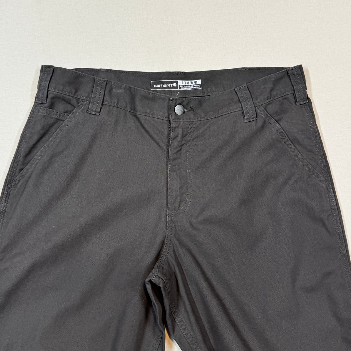 34inch) 칼하트 차콜 그레이 워크 팬츠 릴렉스핏 상품이미지5