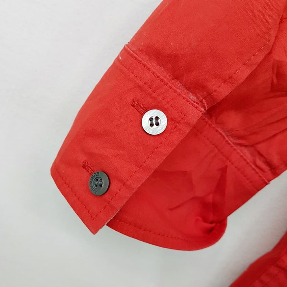 BURBERRY 버버리 런던 스판 셔츠 레드 상품이미지3