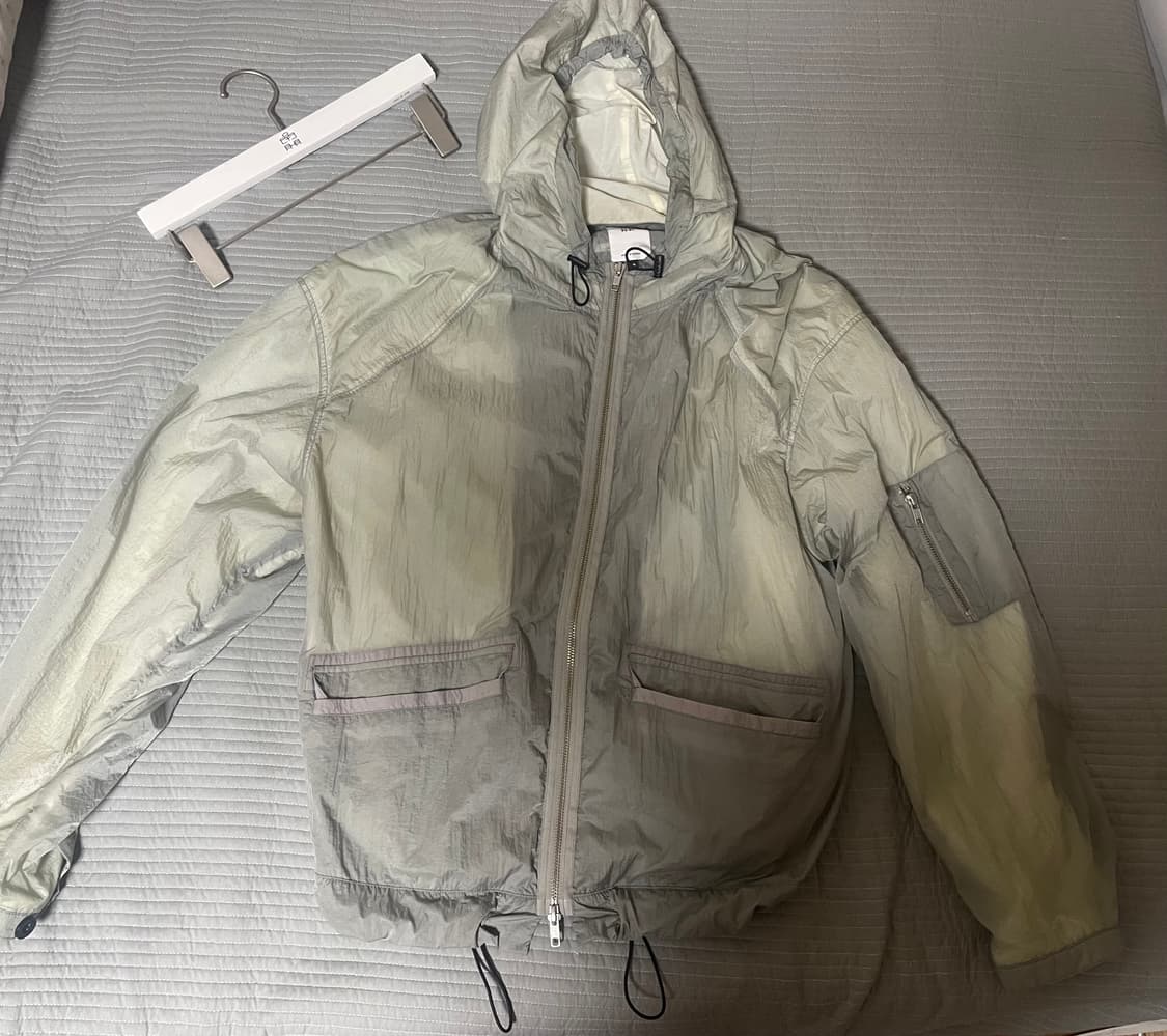 폴리테루 핸드 다이드 파카 그레이 4size 상품이미지1