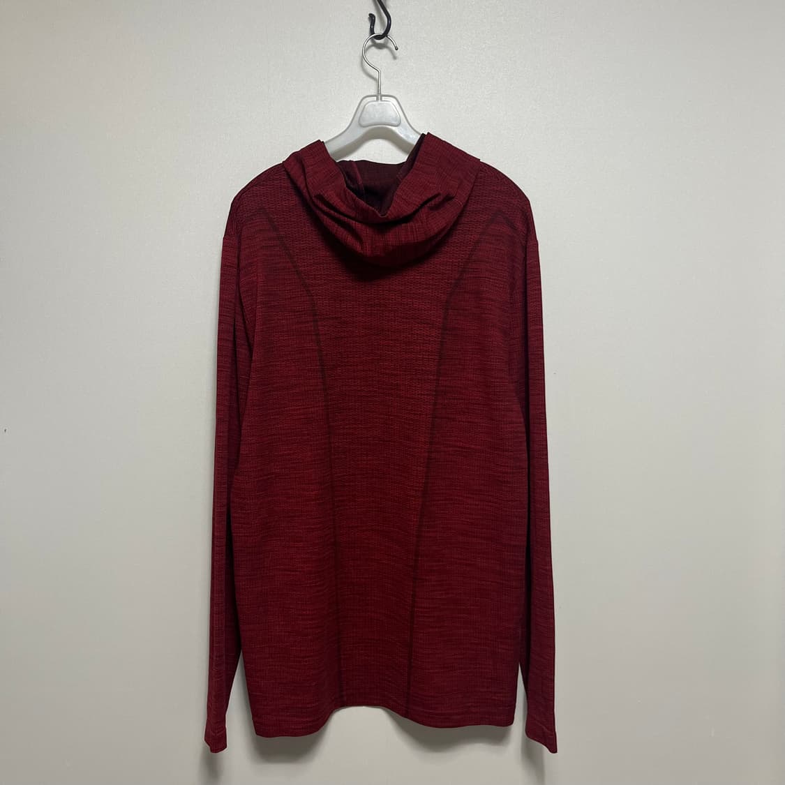 언더아머 레드 후드 기능성 긴팔 L 상품이미지5