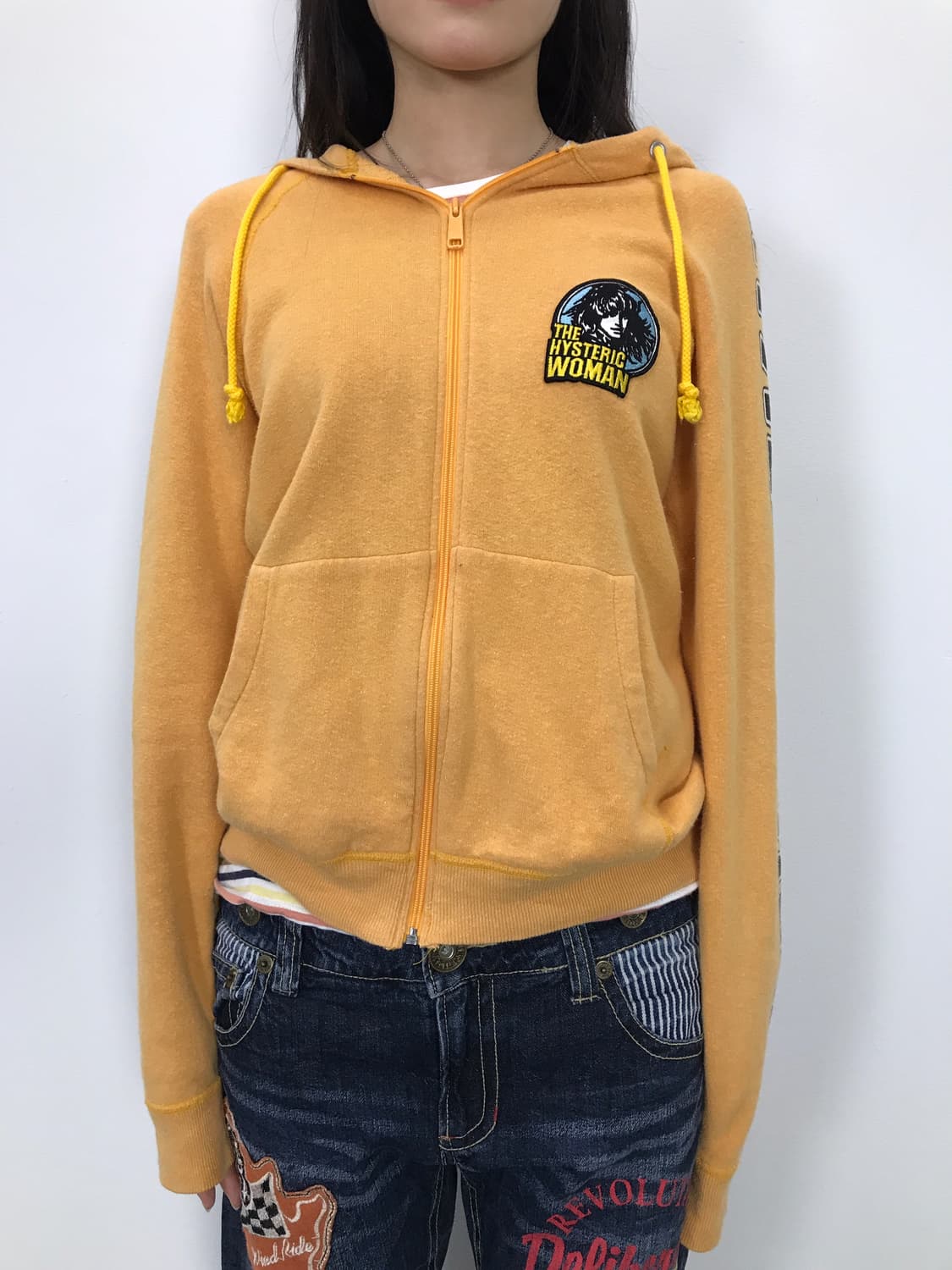 'Hysteric Glamour' Side Logo Hoodie Zip 상품이미지3